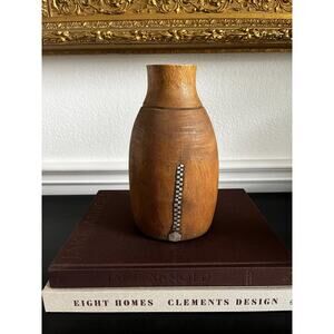 Vintage African Tutsi Wooden Vase